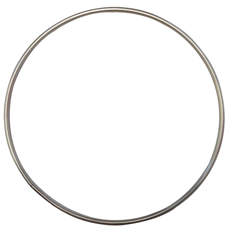 gebruik Min goedkoop Metalen ring 10 cm rvs 4 mm | Handwerkwebshop Holten