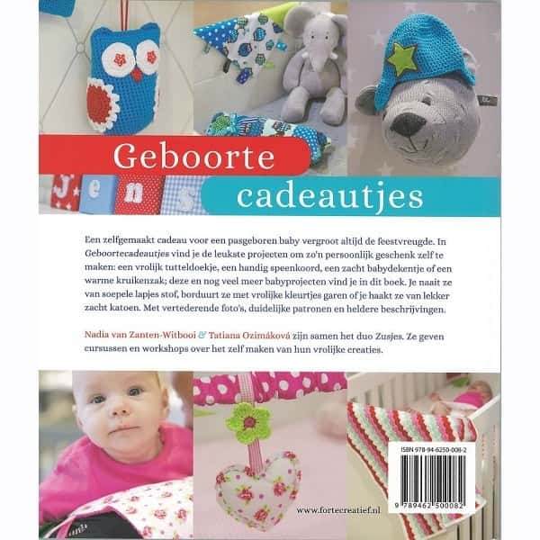 Boos Arashigaoka Betrokken Boek Geboorte cadeautjes - Zusjes Tatiana & Nadia | Handwerkwebshop.nl