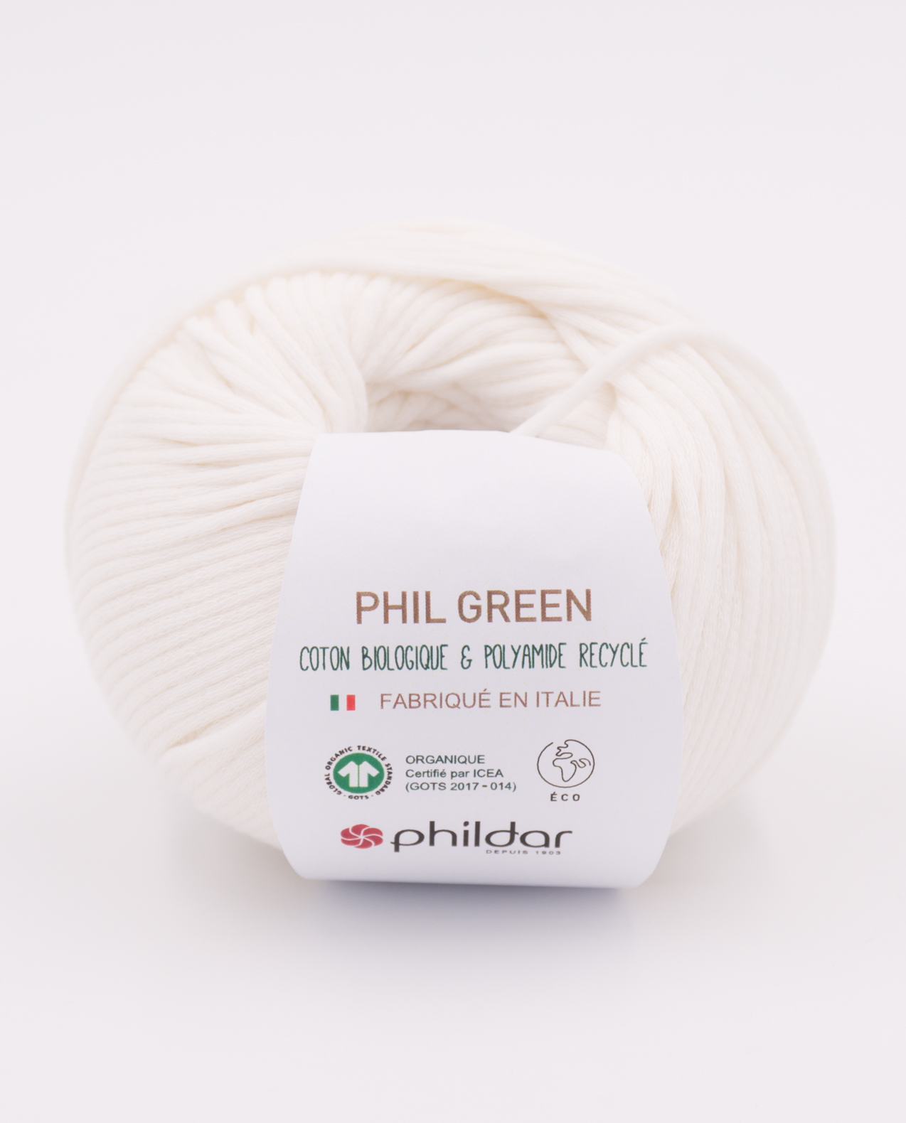 Phildar Phil Green kleur 1225 Blanc