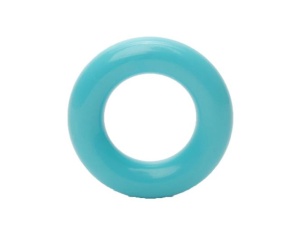 Plastic Ringetjes 25 mm kleur 259 blauw Kaart á 5 stuks